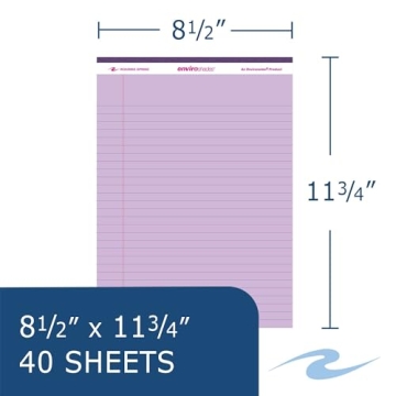 Enviroshades Recycled Colored Legal Pads Pack of 3