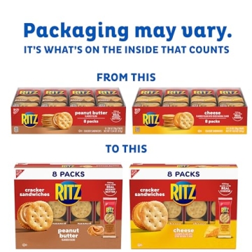 RITZ Crackers Variety Pack with Peanut Butter & Cheese