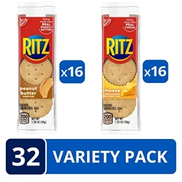 RITZ Crackers Variety Pack with Peanut Butter & Cheese
