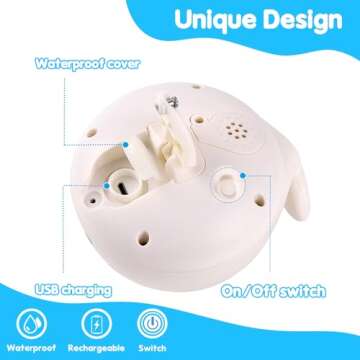 ANGGIKO Whale Bath Toy - Rechargeable Fun for Toddlers
