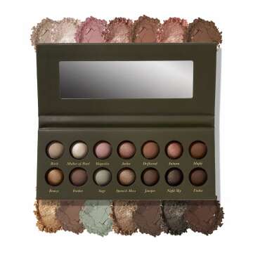 LAURA GELLER NEW YORK The Delectables Earthy Essentials Baked Eyeshadow Palette | 14 Pigmented Eyesh...