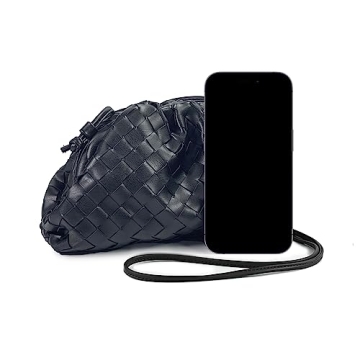 Stylish Woven Dumpling Bag for Women, Elegant Crossbody Handbag