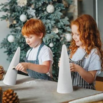 Foam Cones for Crafts - DIY Gnomes & Decor (2 Pack)