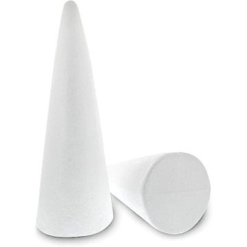 Foam Cones for Crafts - DIY Gnomes & Decor (2 Pack)