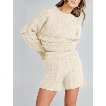 Chic ANRABESS Women's Cozy 2 Piece Lounge Set