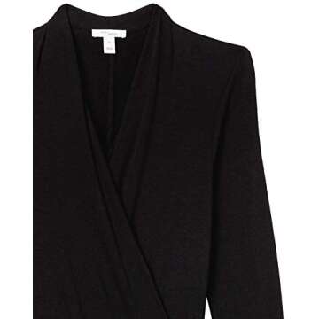 Amazon Essentials Supersoft Terry Long-Sleeve Wrap Jumpsuit