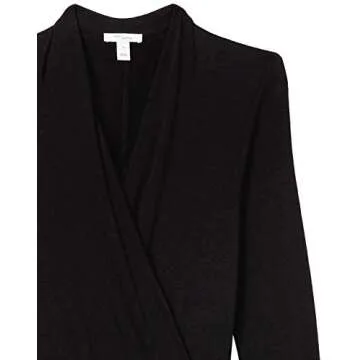 Amazon Essentials Supersoft Terry Long-Sleeve Wrap Jumpsuit