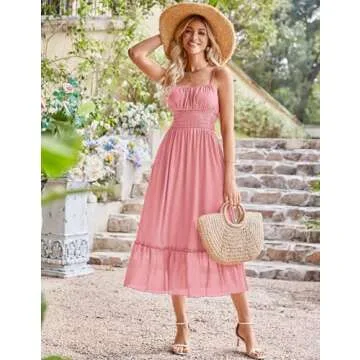 GRACE KARIN Summer Maxi Dress with Pockets for Women