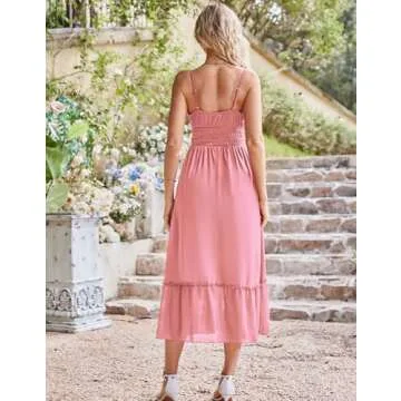 GRACE KARIN Summer Maxi Dress with Pockets for Women