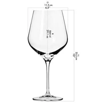 Krosno Wine Glasses Set | Elegant & Dishwasher Safe