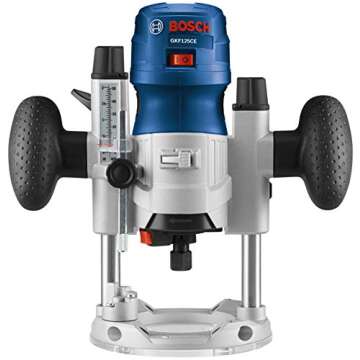 Bosch GKF125CEPK 1.25 HP (Max) Variable-Speed Palm Router Combination Kit, Blue