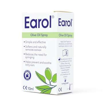 Earol Olive Oil Natural Ear Wax Softener Naturally Removing Effective Spray