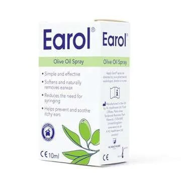 Earol Olive Oil Natural Ear Wax Softener Naturally Removing Effective Spray