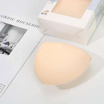 Fypxd Bra Pad Inserts for Sports Bras and Swimwear
