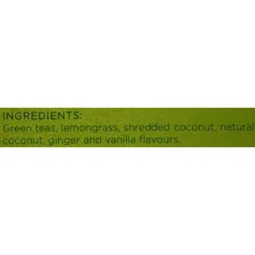 Harney & Sons Green Tea with Coconut, Ginger and Vanilla, 30 Sachets (75 g), 6.7 Ounce