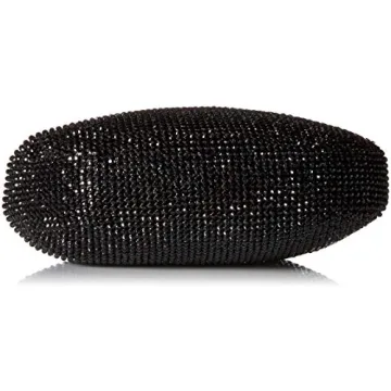 Jessica McClintock Staci Mesh Wristlet Black Evening Bag