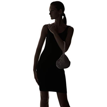 Jessica McClintock Staci Mesh Wristlet Black Evening Bag