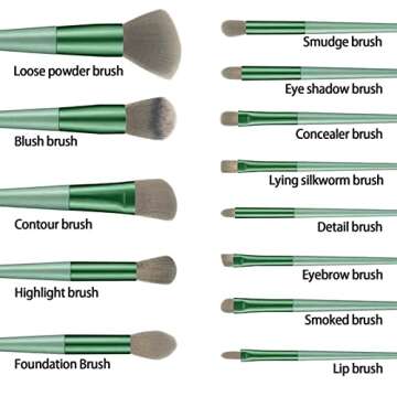 Muhuabeauty 23 Pcs Makeup Brush Set for Flawless Makeup