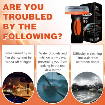 Clear Car Windows with Glass Oil Film Remover Kit