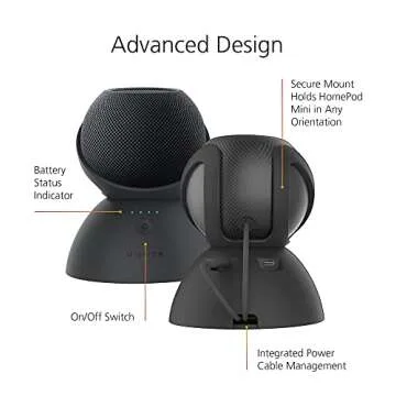 Mission Battery Base for HomePod Mini - Portable Audio Solution
