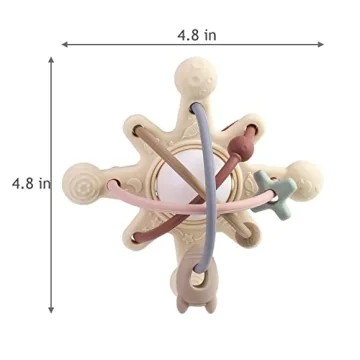 PandaEar Baby Sensory Teether for Infants 0 to 6 Months
