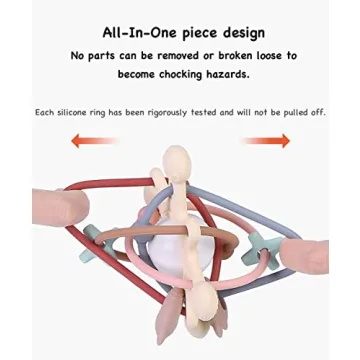 PandaEar Baby Sensory Teether for Infants 0 to 6 Months