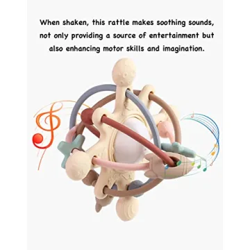 PandaEar Baby Sensory Teether for Infants 0 to 6 Months