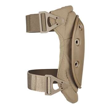 ALTA 50453.14 AltaFLEX Gel Insert Heavy Duty Knee Protector Pad, Coyote Cordura Nylon Fabric, AltaLO...