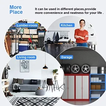 BestOffice Adjustable Wire Shelving Unit for Small Spaces