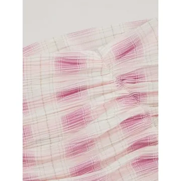 CIDER Miami Sunset Stand Collar Ruched Tank Top