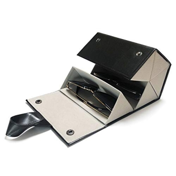 Longjet Sunglasses Organizer 5 Slots Travel Glasses Case Multiple Pairs Eyeglasses Storage Box Hangi...