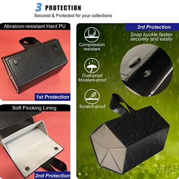 Longjet 5-Slot Eyewear Organizer Case for Travel