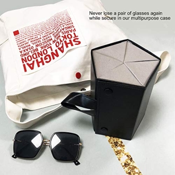 Longjet 5-Slot Eyewear Organizer Case for Travel