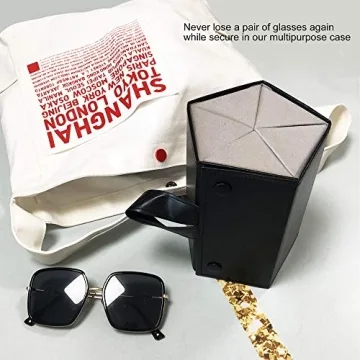 Longjet 5-Slot Eyewear Organizer Case for Travel