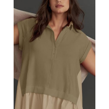 Trendy Fisoew Summer Oversized Sweatshirt Dress