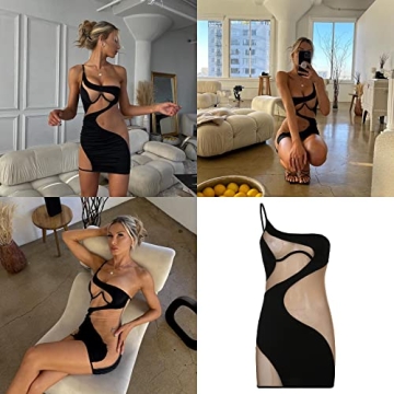 Stunning Tie-Dyed Straps Halter Dress for Young Women