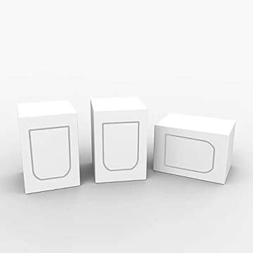 UVIVIU Toothbrush Cup, Bathroom Cup, Toothbrush Holder, Bathroom Tumbler, Plastic, 350ml (White)