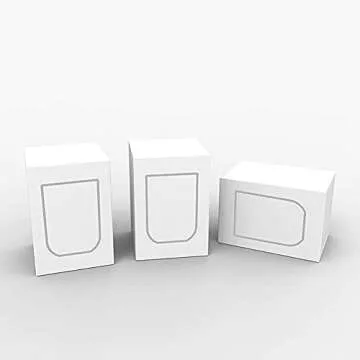 UVIVIU Toothbrush Cup, Bathroom Cup, Toothbrush Holder, Bathroom Tumbler, Plastic, 350ml (White)