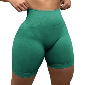 High Waist Seamless Yoga Shorts for Women - Tryon