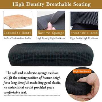 Office Chair Mid Back Modern Desk Chair Executive Computer Chair Desk Chair, Rolling Swivel Task Chair Adjustable Ergonomic Mesh Chair with Armrest and Lumbar Support for Men Women Back Pain- Black