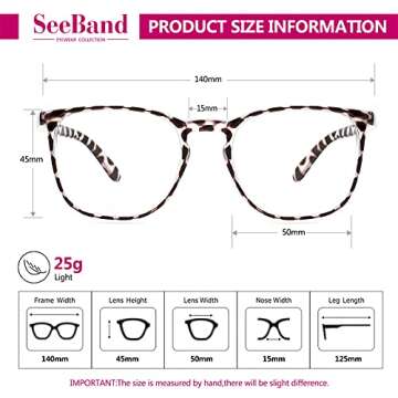 SeeBand Anti Fog Safety Glasses for Men & Women - 2 Pack