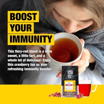 Tiesta Tea Cranberry Hibiscus Rooibos Herbal Tea Blend