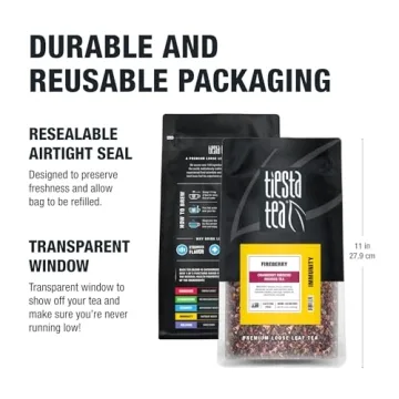 Tiesta Tea Cranberry Hibiscus Rooibos Herbal Tea Blend