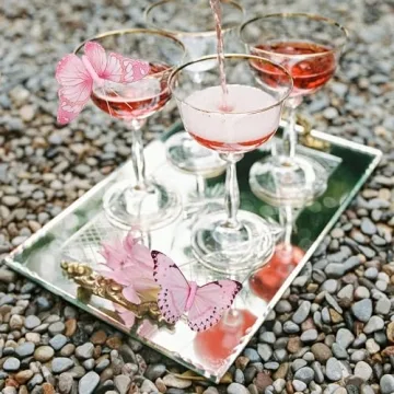 12 Clip-On 3D Feather Butterflies for Elegant Decor