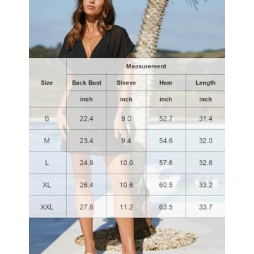 Stylish Avidlove Chiffon Swimsuit Cover Up for Women