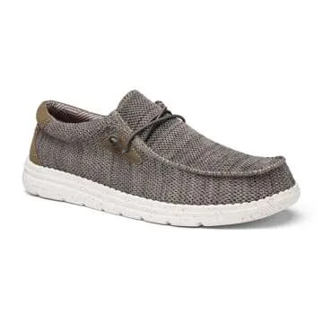 Bruno Marc Mens Slip-on Stretch Loafers Casual Shoes Lightweight Comfortable Boat Shoes, Grey - 10.5 (Breeze)