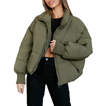 UANEO Women’s Oversized Puffer Jacket for Winter Style