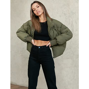 UANEO Women’s Oversized Puffer Jacket for Winter Style