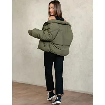 UANEO Women’s Oversized Puffer Jacket for Winter Style
