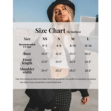 UANEO Women’s Oversized Puffer Jacket for Winter Style